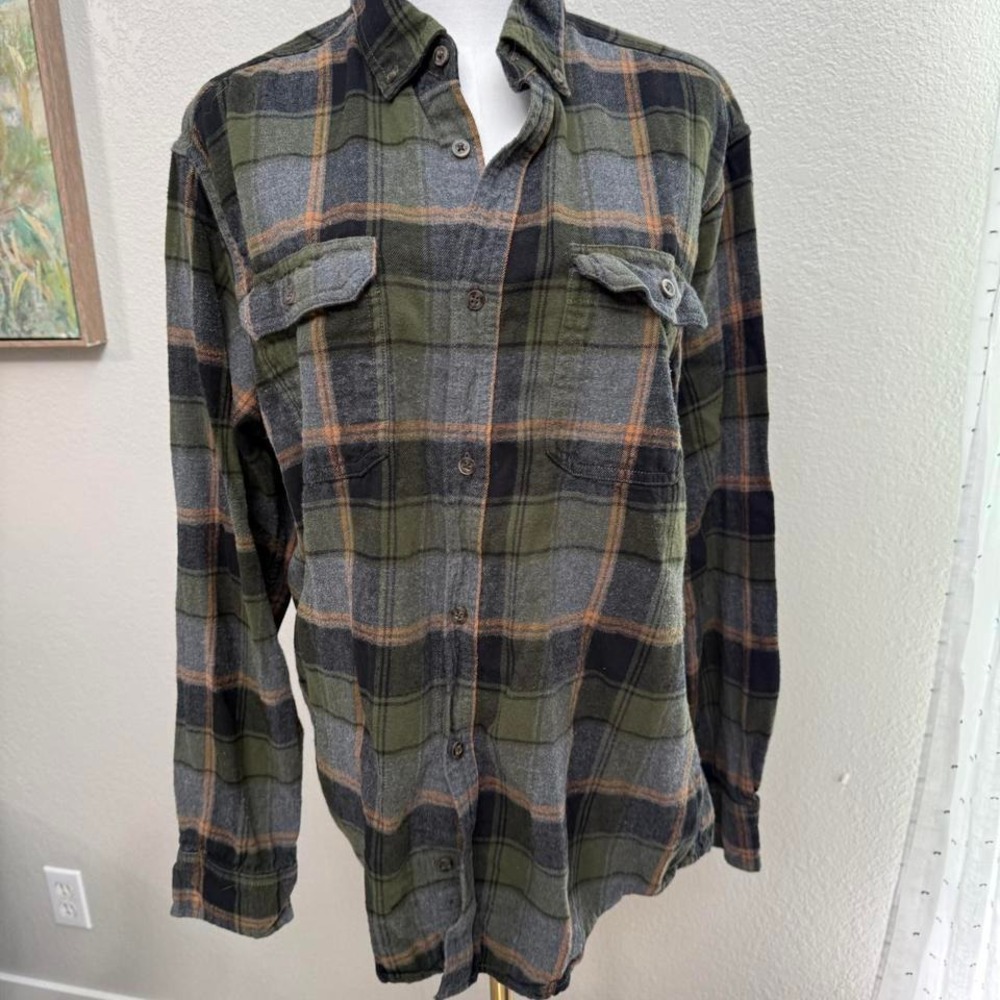 Plaid‎ Flannel Shirt – Size L